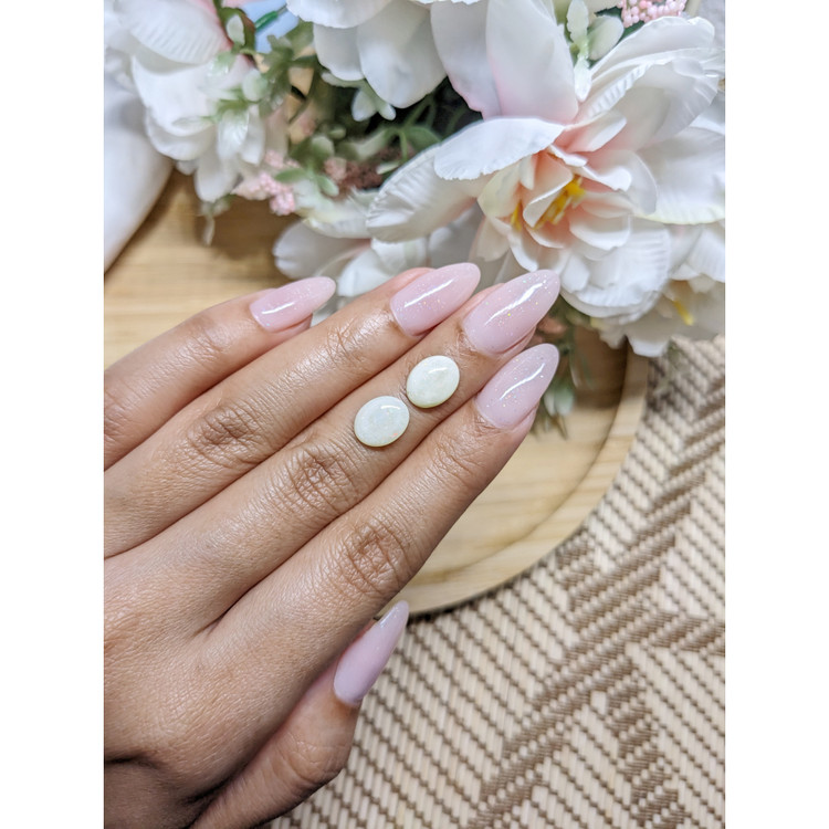 2.57 Ct.Tw. Cabochon Opal Pair from Brazil