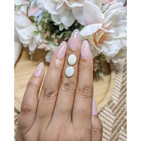 2.57 Ct.Tw.Total Carat Weight Cabochon Opal Pair from Brazil Life Style