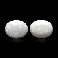 2.98&nbsp;Ct.Tw.Total Carat Weight Cabochon Opal Pair from Brazil Video