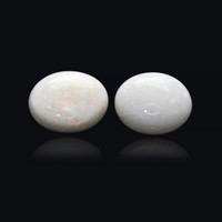 3.34 Ct.Tw.Total Carat Weight Cabochon Opal Pair from Brazil Video