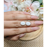 3.34 Ct.Tw.Total Carat Weight Cabochon Opal Pair from Brazil Life Style