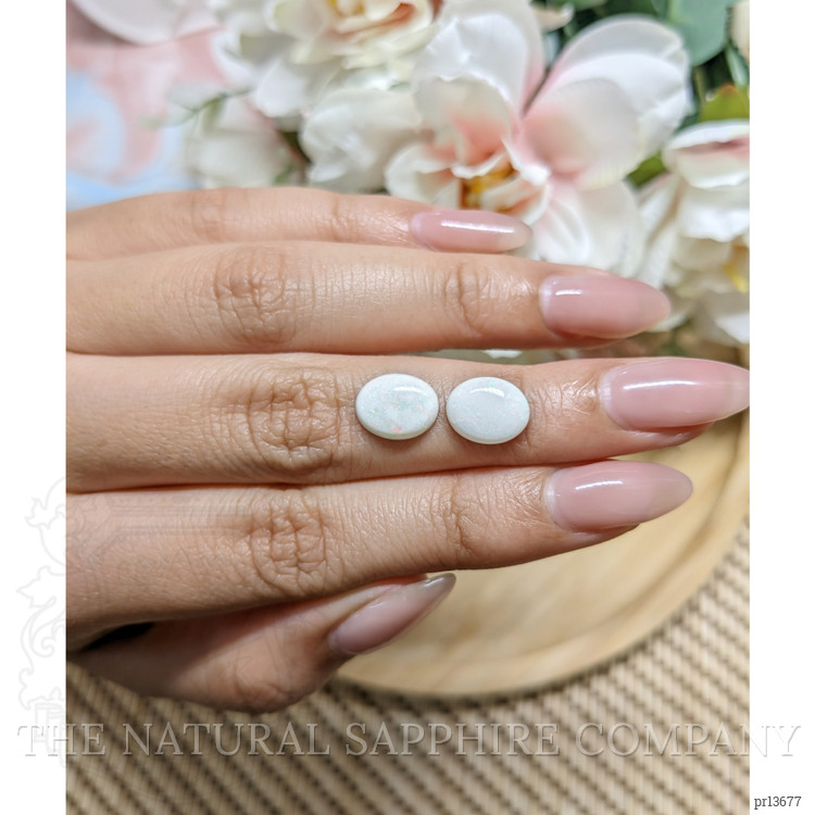 3.34 Ct.Tw. Cabochon Opal Pair from Brazil