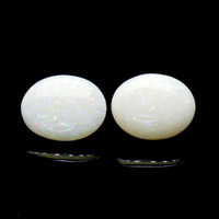 2.29&nbsp;Ct.Tw.Total Carat Weight Cabochon Opal Pair from Brazil Video