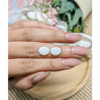 2.62 Ct.Tw.Total Carat Weight Cabochon Opal Pair from Brazil Life Style