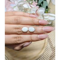 3.56&nbsp;Ct.Tw.Total Carat Weight Cabochon Opal Pair from Brazil Life Style