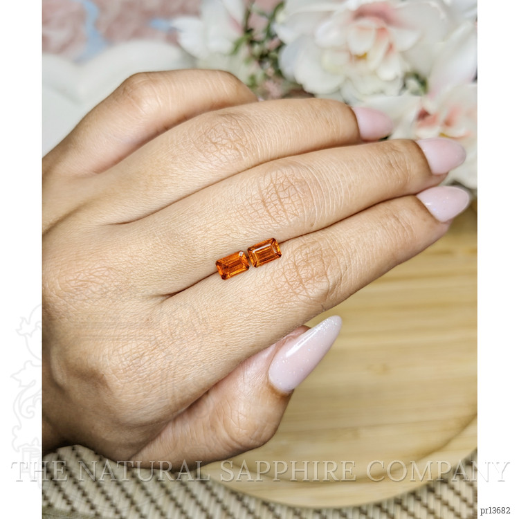 1.04 Ct.Tw. Madeira Citrine Pair from Brazil