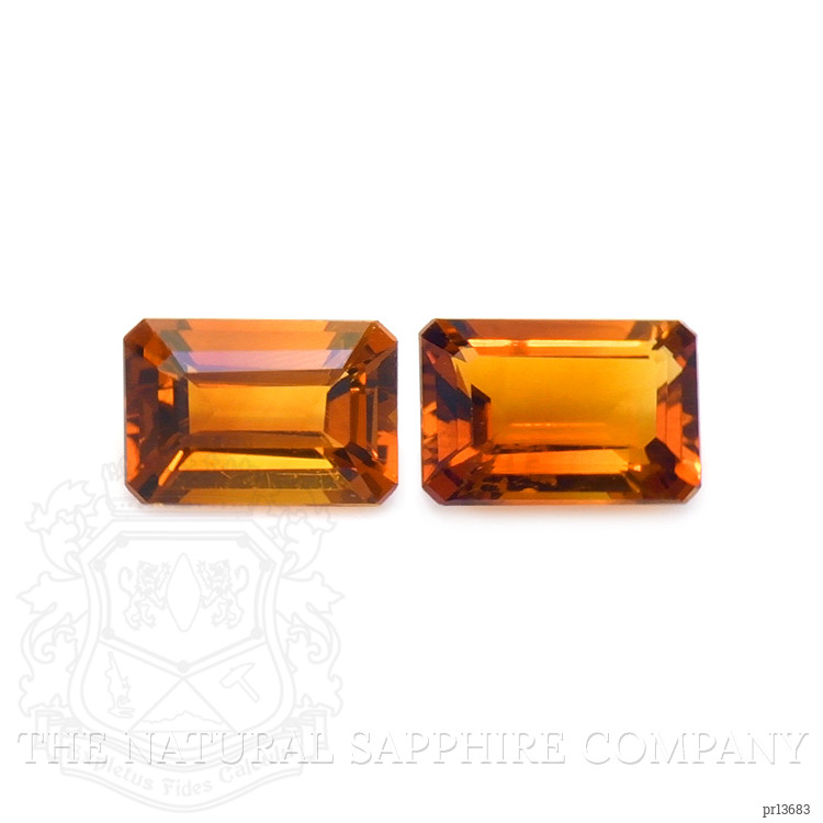 1.01 Ct.Tw. Madeira Citrine Pair from Brazil