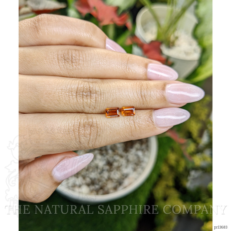 1.01 Ct.Tw. Madeira Citrine Pair from Brazil