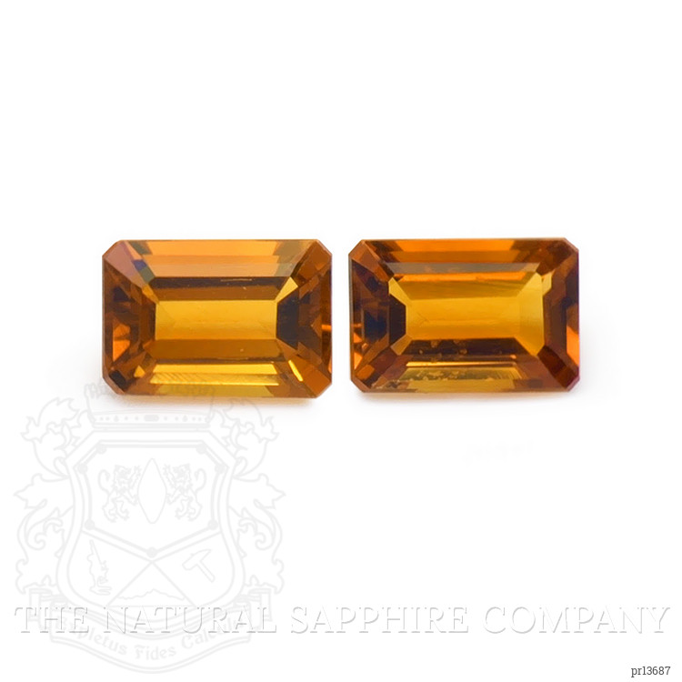 1.05 Ct.Tw. Madeira Citrine Pair from Brazil