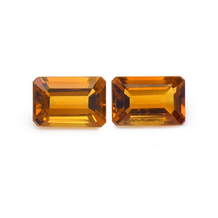 1.05 Ct.Tw. Madeira Citrine Pair from Brazil