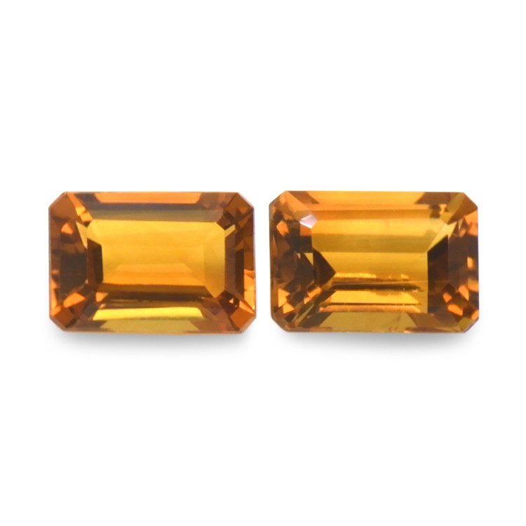 1.11 Ct.Tw. Madeira Citrine Pair from Brazil