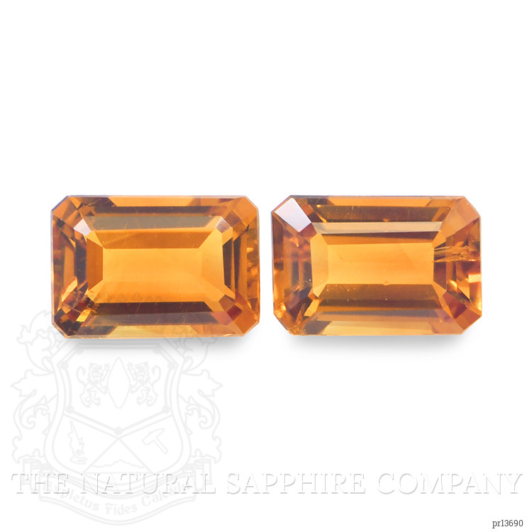 1.06 Ct.Tw. Madeira Citrine Pair from Brazil