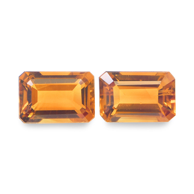 1.06 Ct.Tw. Madeira Citrine Pair from Brazil