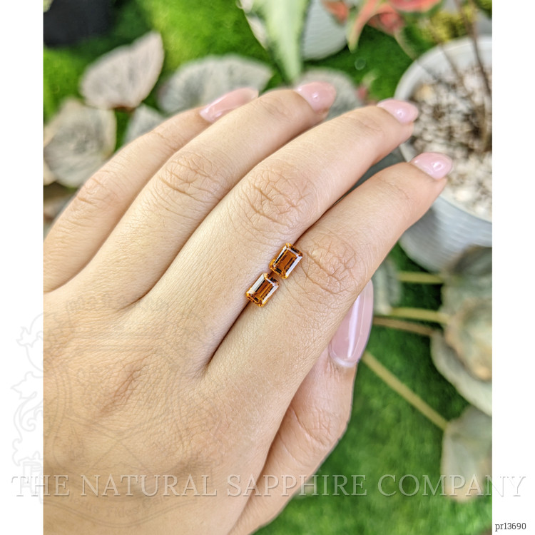 1.06 Ct.Tw. Madeira Citrine Pair from Brazil