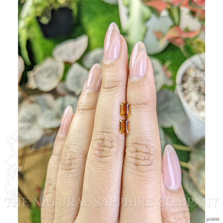 1.06 Ct.Tw. Madeira Citrine Pair from Brazil