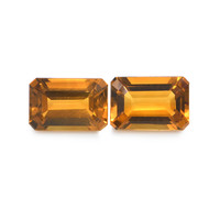 1.02 Ct.Tw. Emerald Cut Madeira Citrine Pair