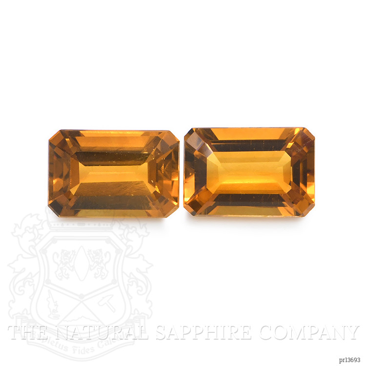 1.02 Ct.Tw. Madeira Citrine Pair from Brazil