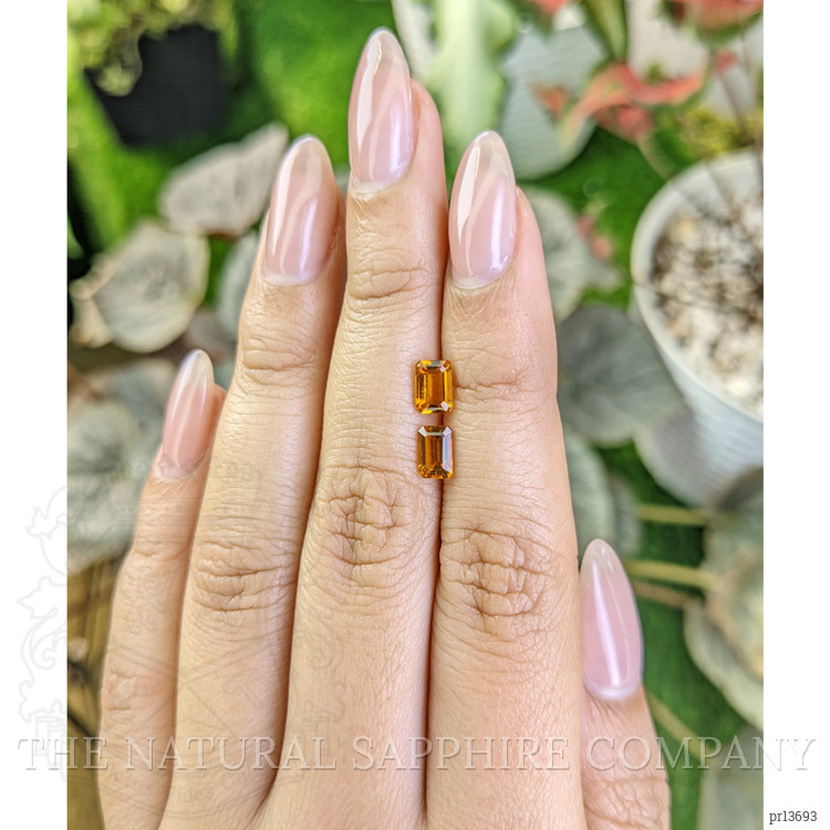 1.02 Ct.Tw. Madeira Citrine Pair from Brazil