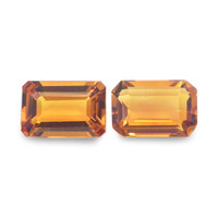 1.05 Ct.Tw. Emerald Cut Madeira Citrine Pair