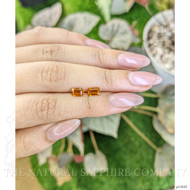 1.05 Ct.Tw. Madeira Citrine Pair from Brazil