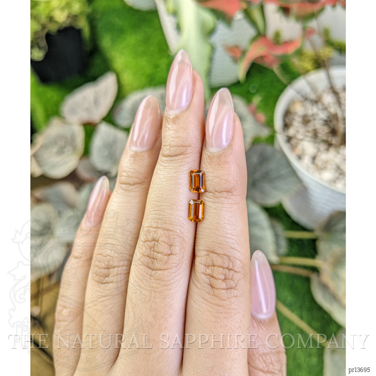 1.05 Ct.Tw. Madeira Citrine Pair from Brazil