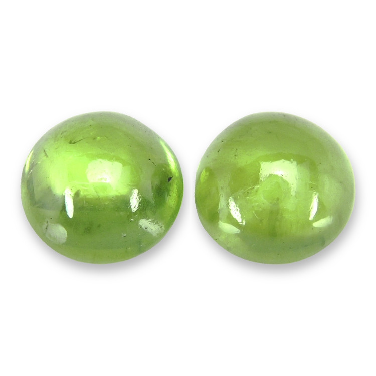0.98 Ct.Tw. Cabochon Demantoid Garnet Pair from Russia