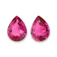 6.06 Ct.Tw.Total Carat Weight Pink Sapphire Pair from Madagascar Video