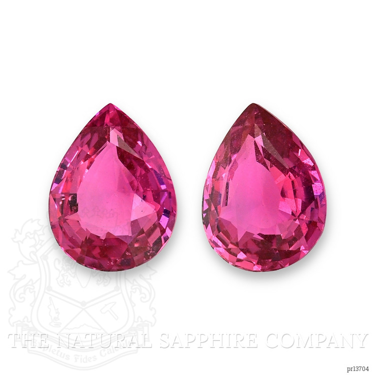 6.06 Ct.Tw. Pink Sapphire Pair from Madagascar