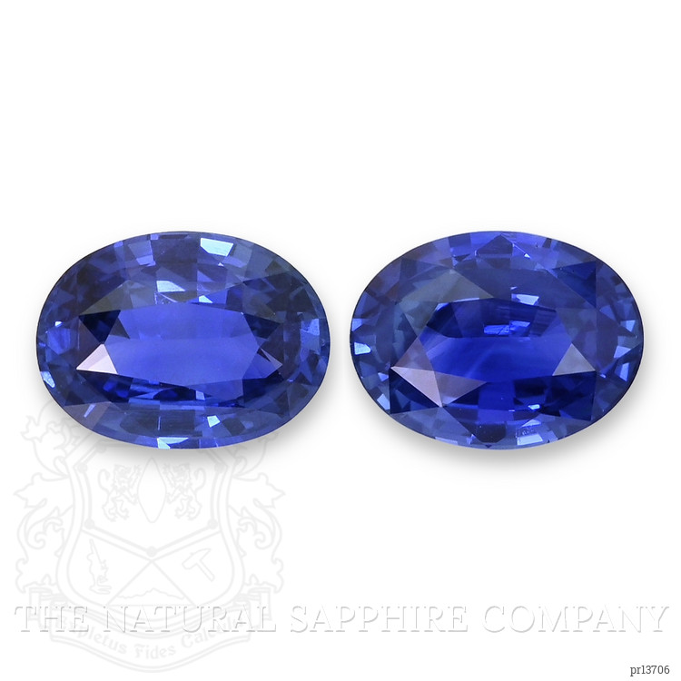 3.79 Ct.Tw. Blue Sapphire Pair from Ceylon (Sri Lanka)
