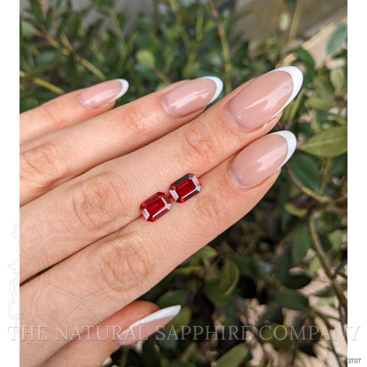 2.92 Ct.Tw. Ruby Pair from Mozambique