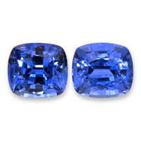 4.40&nbsp;Ct.Tw.Total Carat Weight Blue Sapphire Pair from Ceylon (Sri Lanka) Video