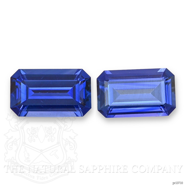 2.99 Ct.Tw. Blue Sapphire Pair from Ceylon (Sri Lanka)