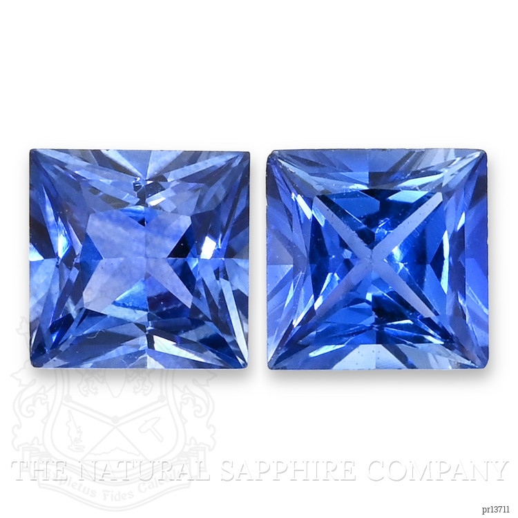 0.67 Ct.Tw. Blue Sapphire Pair from Ceylon (Sri Lanka)