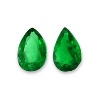 3.38 Ct.Tw.Total Carat Weight Emerald Pair from Afghanistan Video
