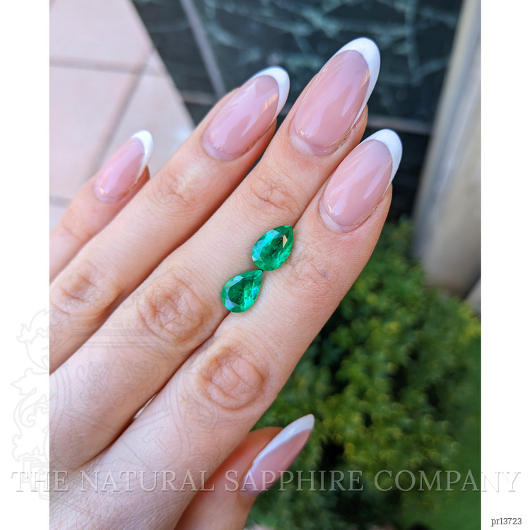 3.38 Ct.Tw. Emerald Pair from Afghanistan
