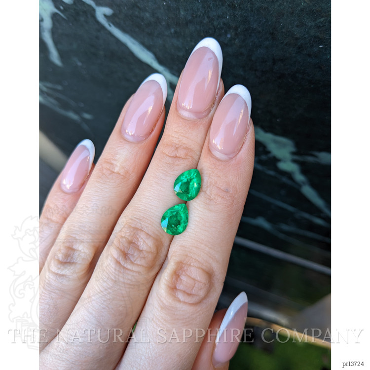 3.74 Ct.Tw. Emerald Pair from Afghanistan
