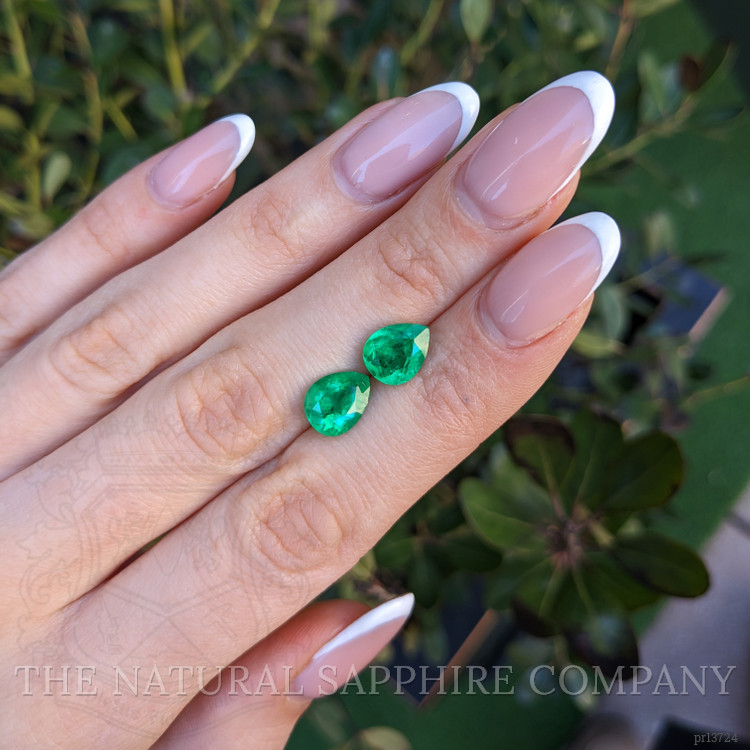 3.74 Ct.Tw. Emerald Pair from Afghanistan