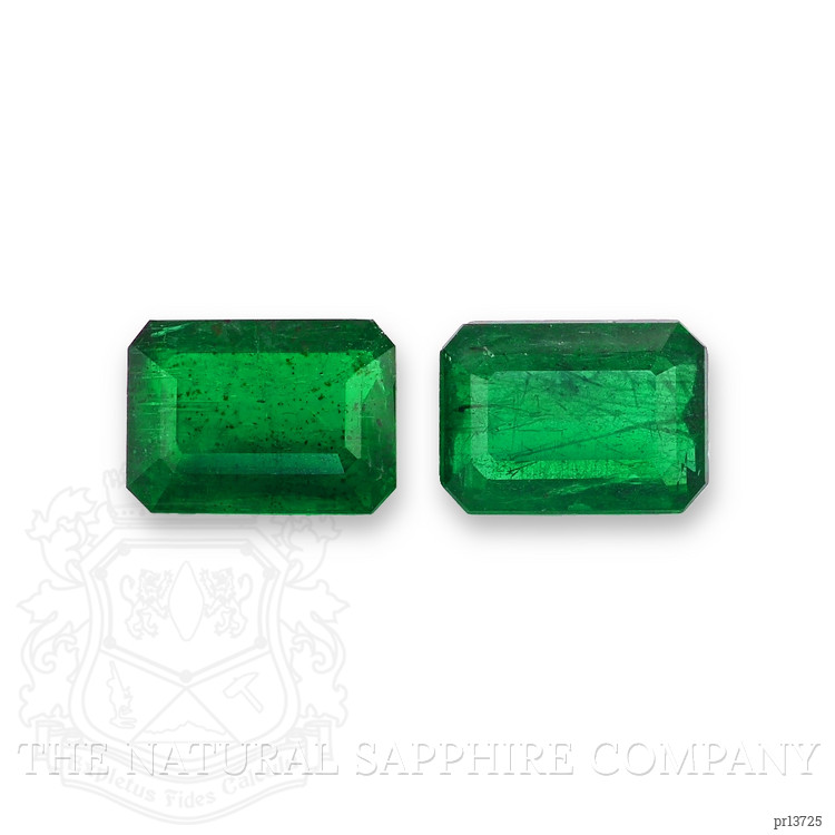 15.40 Ct.Tw. Emerald Pair from Zambia