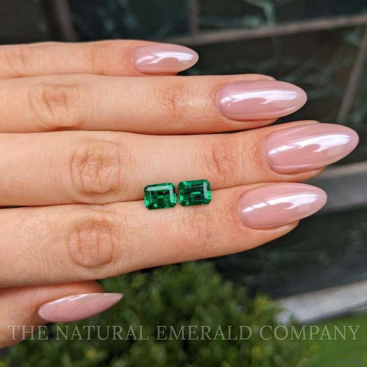 2.98 Ct.Tw. Emerald Pair from Brazil