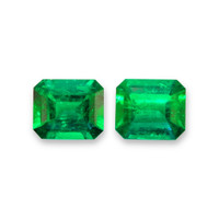 5.90&nbsp;Ct.Tw.Total Carat Weight Emerald Pair from Colombia - Muzo Video