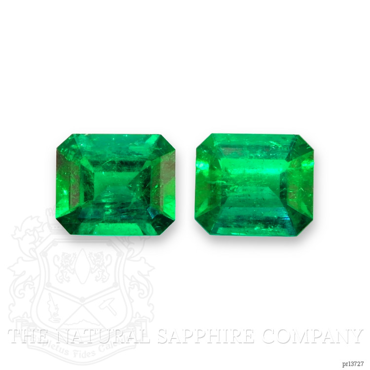 5.90 Ct.Tw. Emerald Pair from Colombia - Muzo