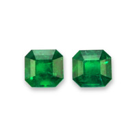 7.36 Ct.Tw.Total Carat Weight Emerald Pair from Colombia Video