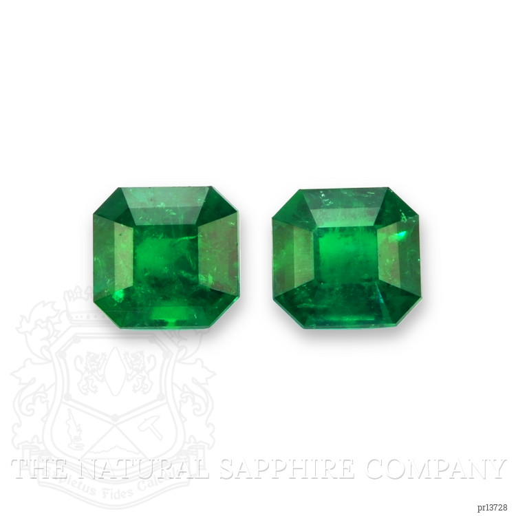 7.36 Ct.Tw. Emerald Pair from Colombia