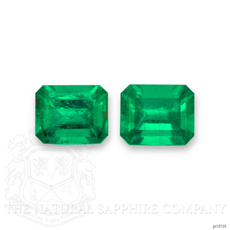 3.54 Ct.Tw. Emerald Pair from Colombia
