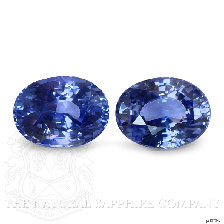 4.00 Ct.Tw. Blue Sapphire Pair from Ceylon (Sri Lanka)