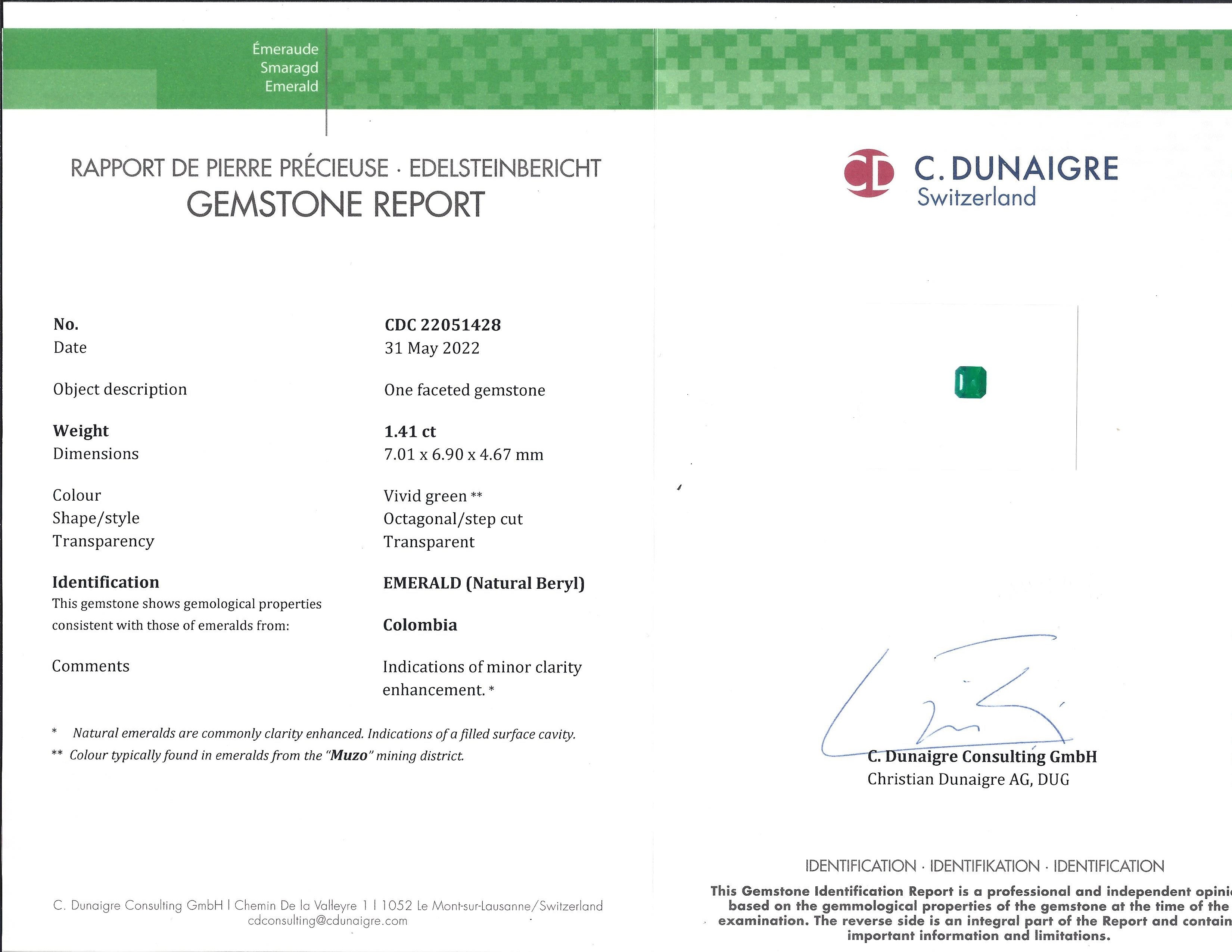 3.09 Ct.Tw. Emerald Pair from Colombia - Muzo
