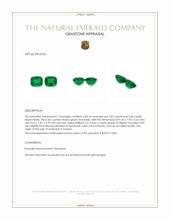5.68 Ct.Tw.Total Carat Weight Emerald Pair from Zambia Appraisal