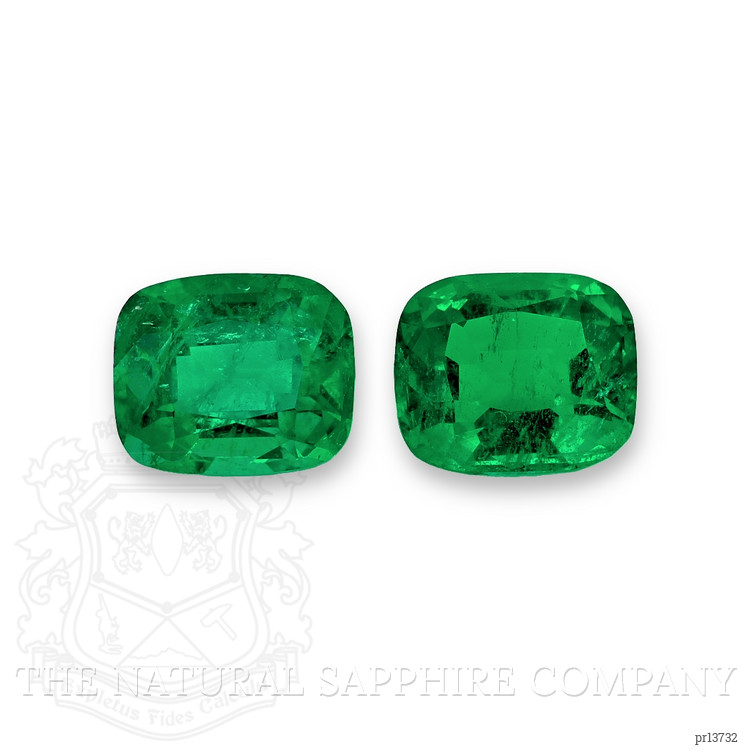 5.68 Ct.Tw. Emerald Pair from Zambia