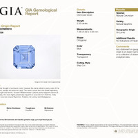4.82 Ct.Tw.Total Carat Weight Blue Sapphire Pair from Ceylon (Sri Lanka) Scan Report