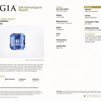 4.82 Ct.Tw.Total Carat Weight Blue Sapphire Pair from Ceylon (Sri Lanka) Scan Report
